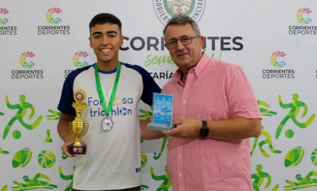 Deportes: El correntino ganador del triatlón piensa Río Hondo